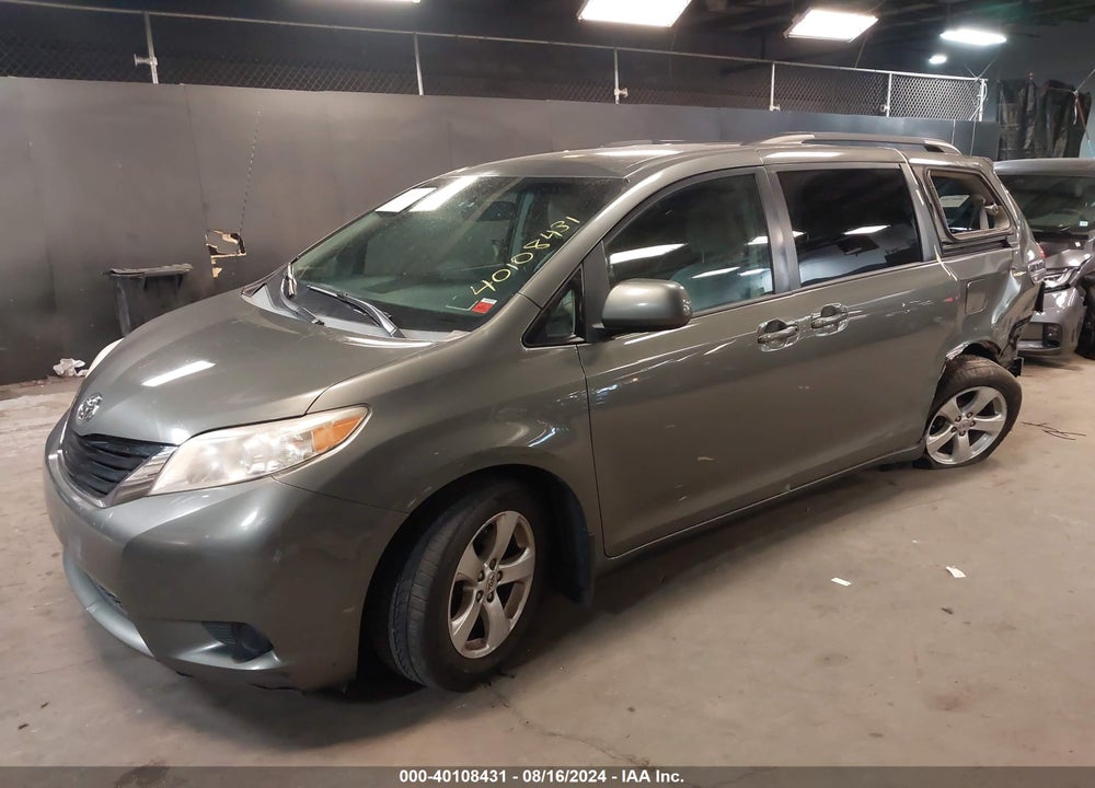 2011 TOYOTA SIENNA LE V6 VIN: 5TDKK3DC2BS151785