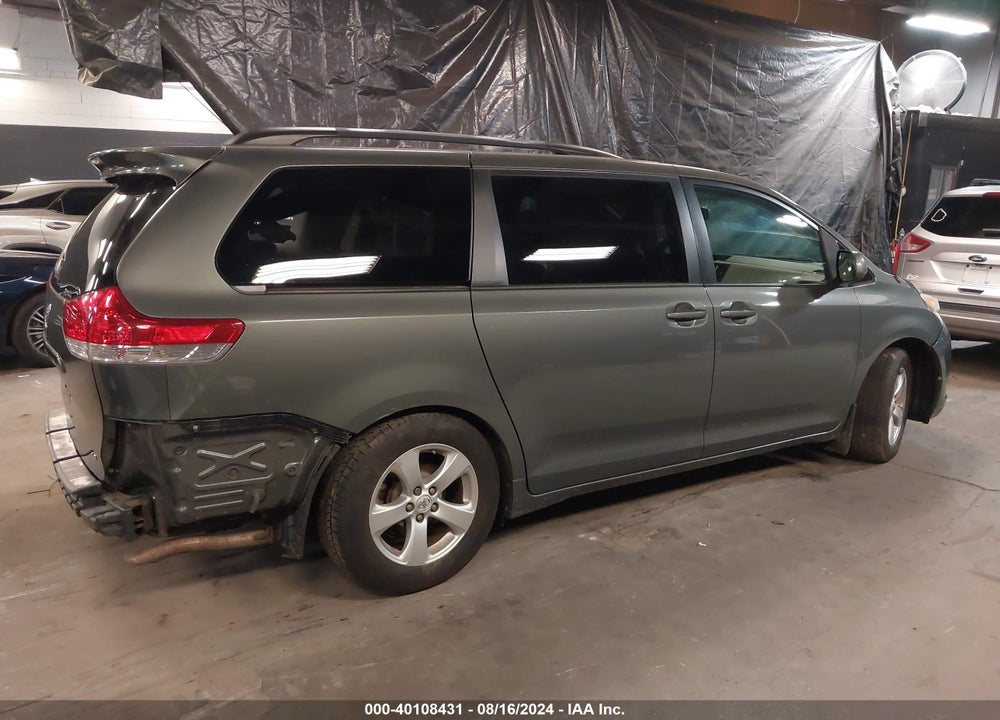 2011 TOYOTA SIENNA LE V6 VIN: 5TDKK3DC2BS151785