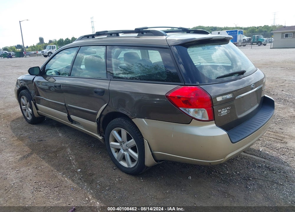 2008 SUBARU OUTBACK 2.5I/2.5I L.L. BEAN EDITION VIN: 4S4BP61C687362509