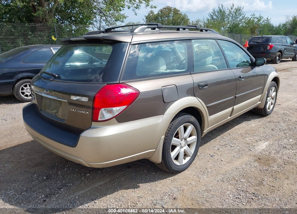 2008 SUBARU OUTBACK 2.5I/2.5I L.L. BEAN EDITION VIN: 4S4BP61C687362509