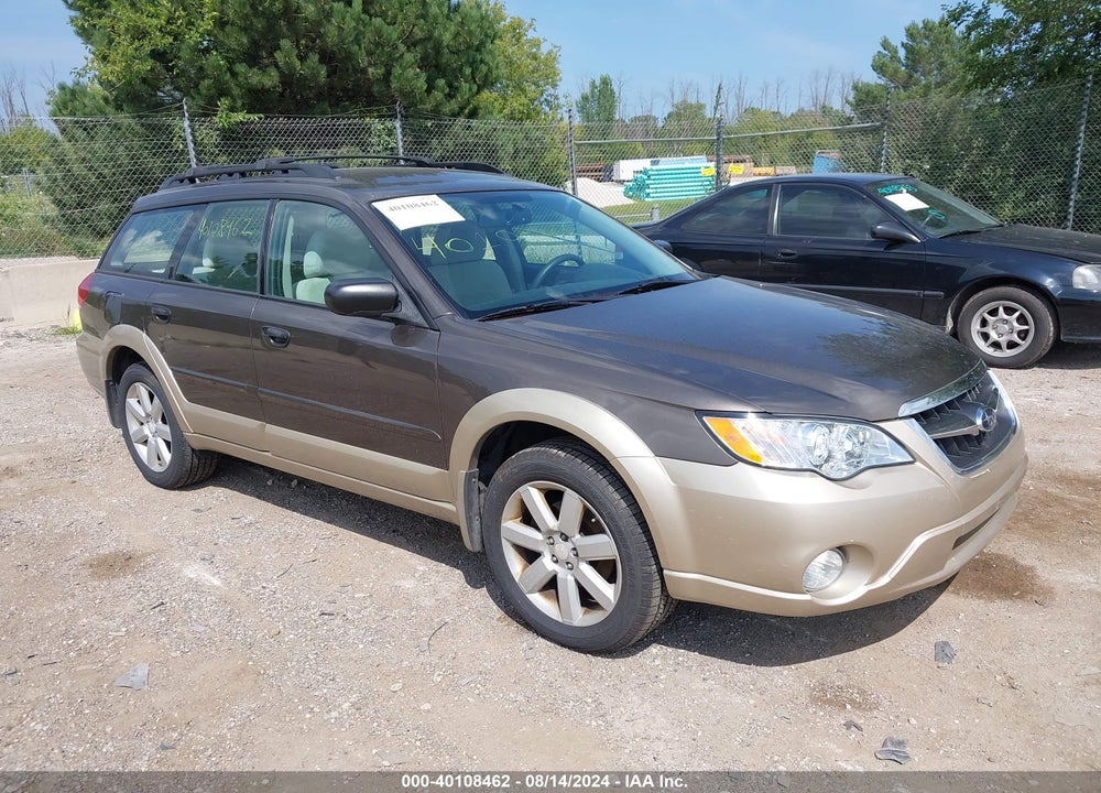 2008 SUBARU OUTBACK 2.5I/2.5I L.L. BEAN EDITION VIN: 4S4BP61C687362509