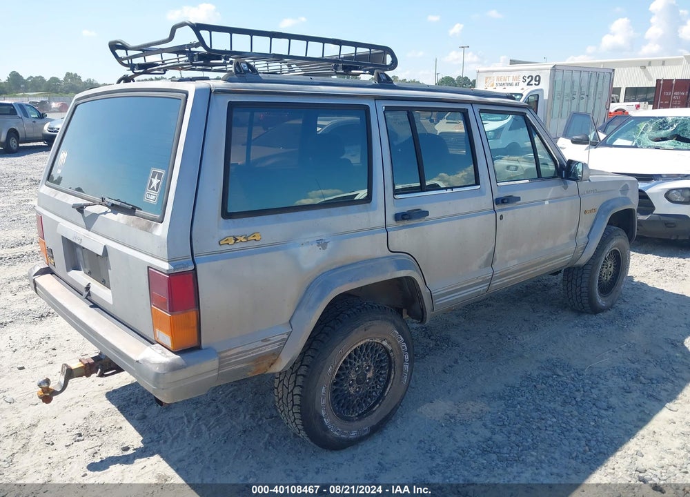 1991 JEEP CHEROKEE LIMITED VIN: 1J4FJ78S6ML597904