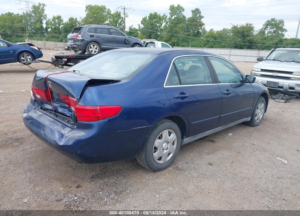 2005 HONDA ACCORD 2.4 LX VIN: 1HGCM56475A090596