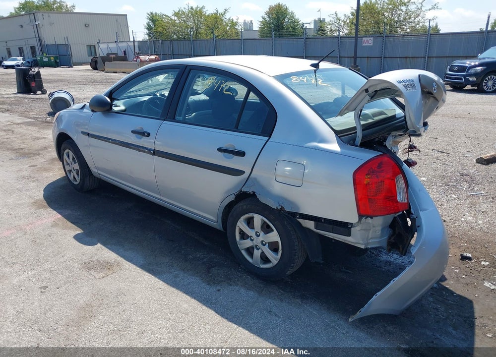 2009 HYUNDAI ACCENT GLS VIN: KMHCM46C79U291673