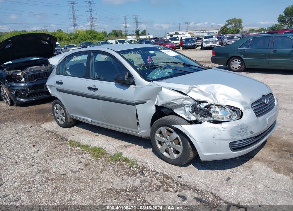 2009 HYUNDAI ACCENT GLS VIN: KMHCM46C79U291673