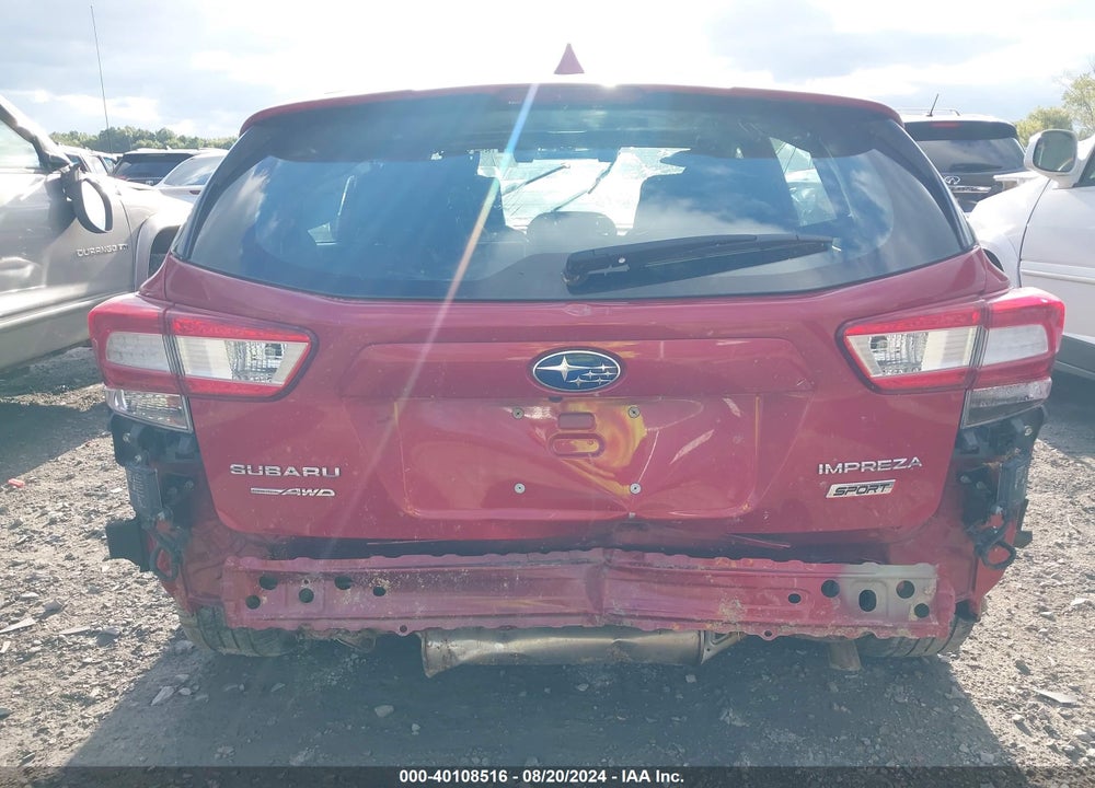 2018 SUBARU IMPREZA 2.0I SPORT VIN: 4S3GTAM63J3721651