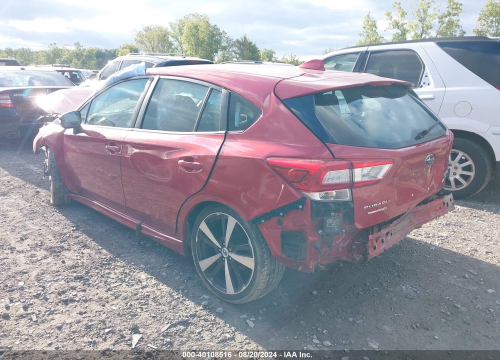 2018 SUBARU IMPREZA 2.0I SPORT VIN: 4S3GTAM63J3721651