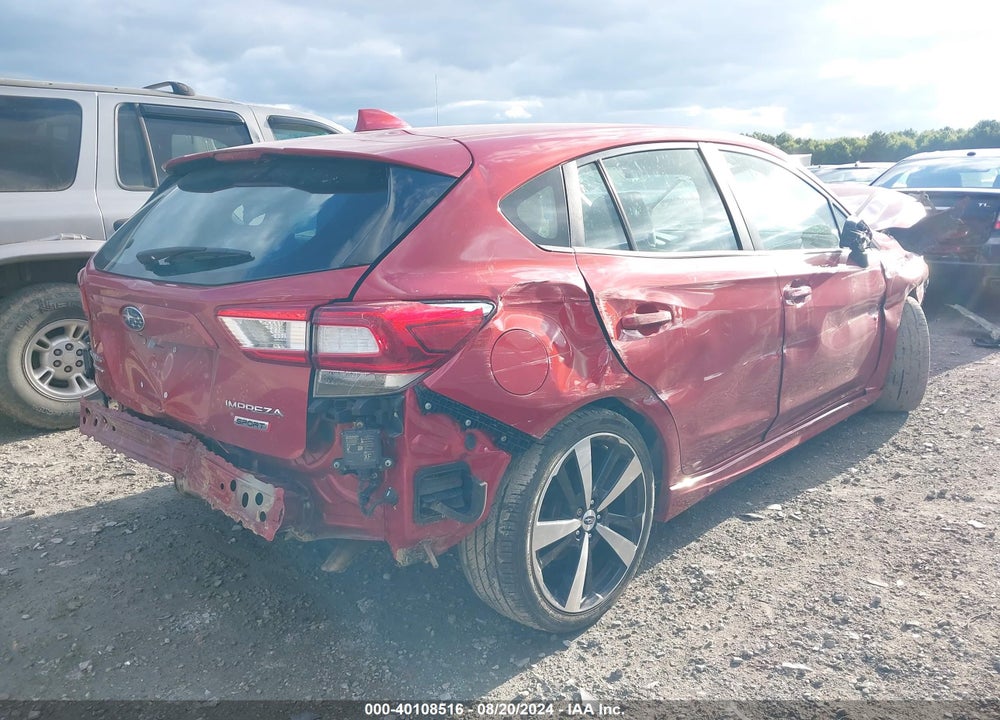 2018 SUBARU IMPREZA 2.0I SPORT VIN: 4S3GTAM63J3721651