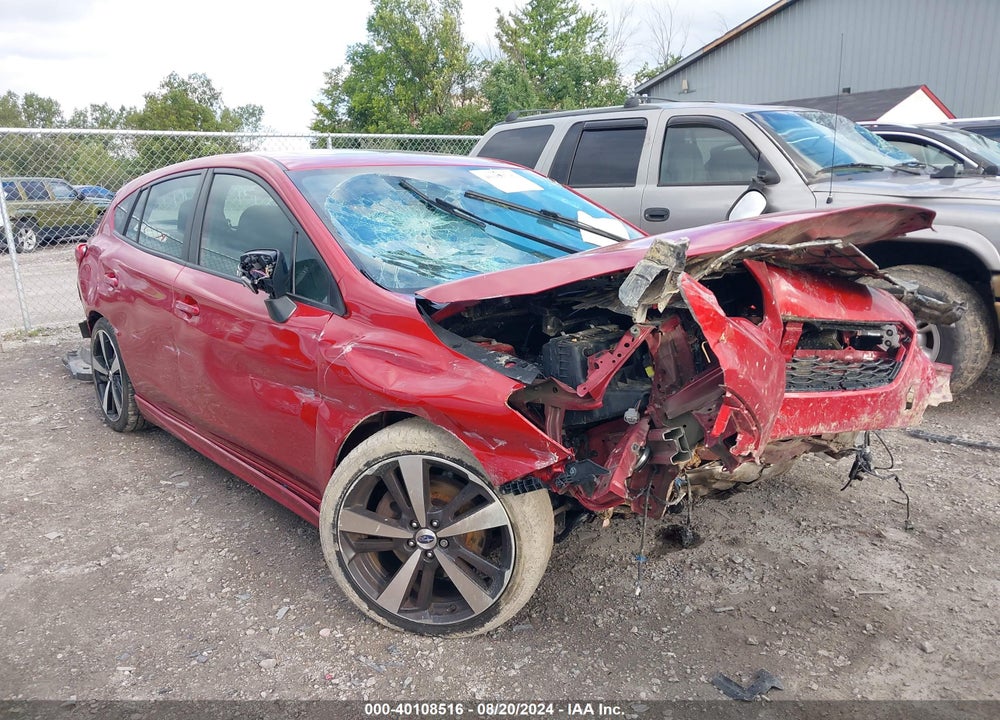 2018 SUBARU IMPREZA 2.0I SPORT VIN: 4S3GTAM63J3721651