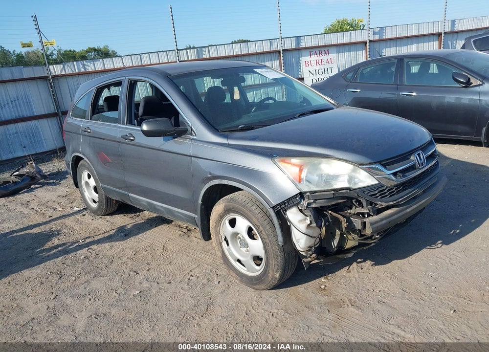 2010 HONDA CR-V LX VIN: 5J6RE3H39AL014479