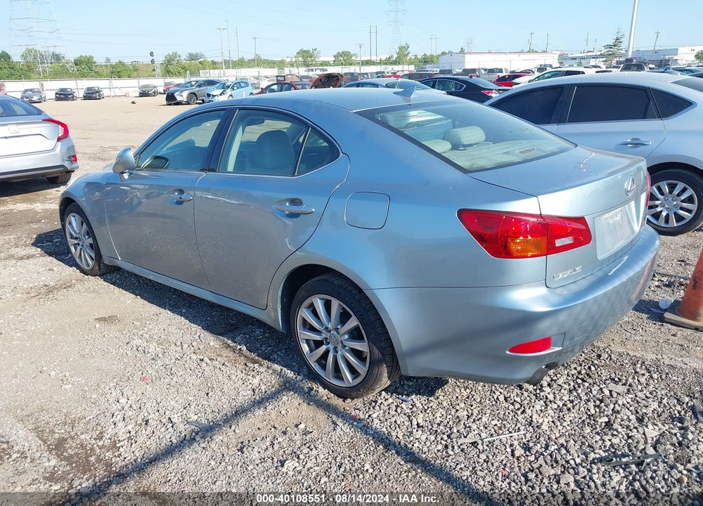 2007 LEXUS IS 250 VIN: JTHCK262875009147