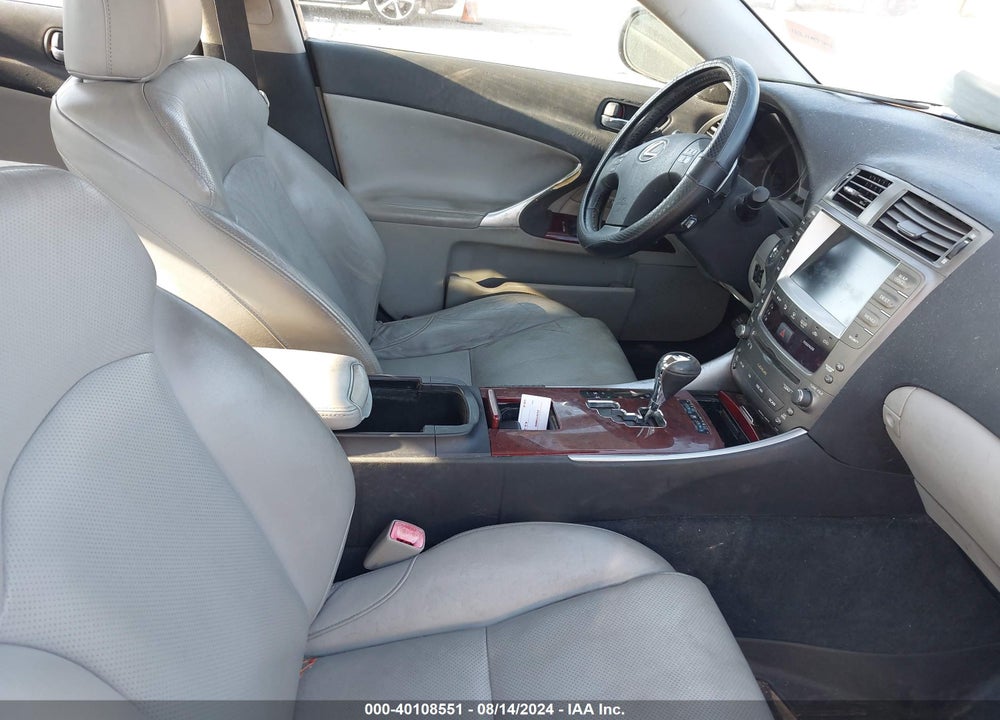 2007 LEXUS IS 250 VIN: JTHCK262875009147