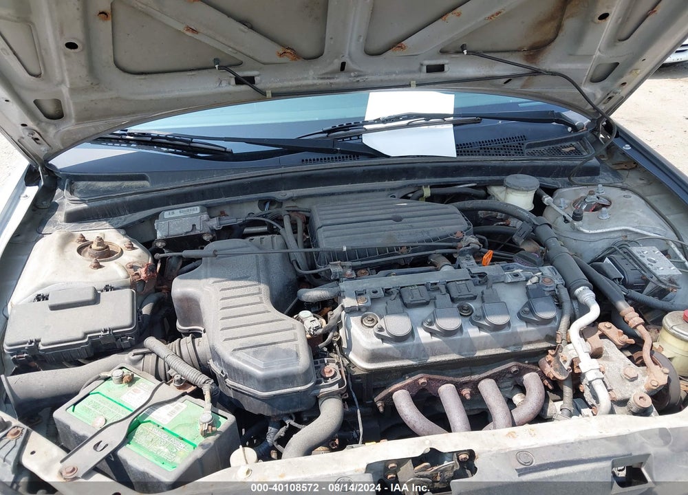 2002 HONDA CIVIC EX VIN: 1HGEM22912L018575