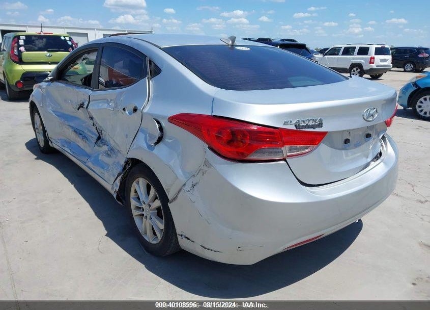 2013 HYUNDAI ELANTRA LIMITED VIN: 5NPDH4AE7DH152667