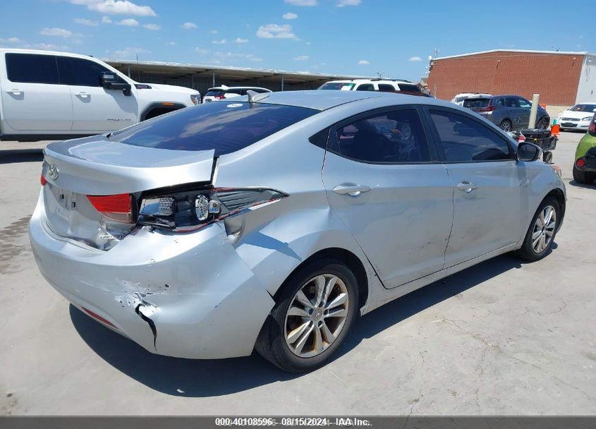 2013 HYUNDAI ELANTRA LIMITED VIN: 5NPDH4AE7DH152667