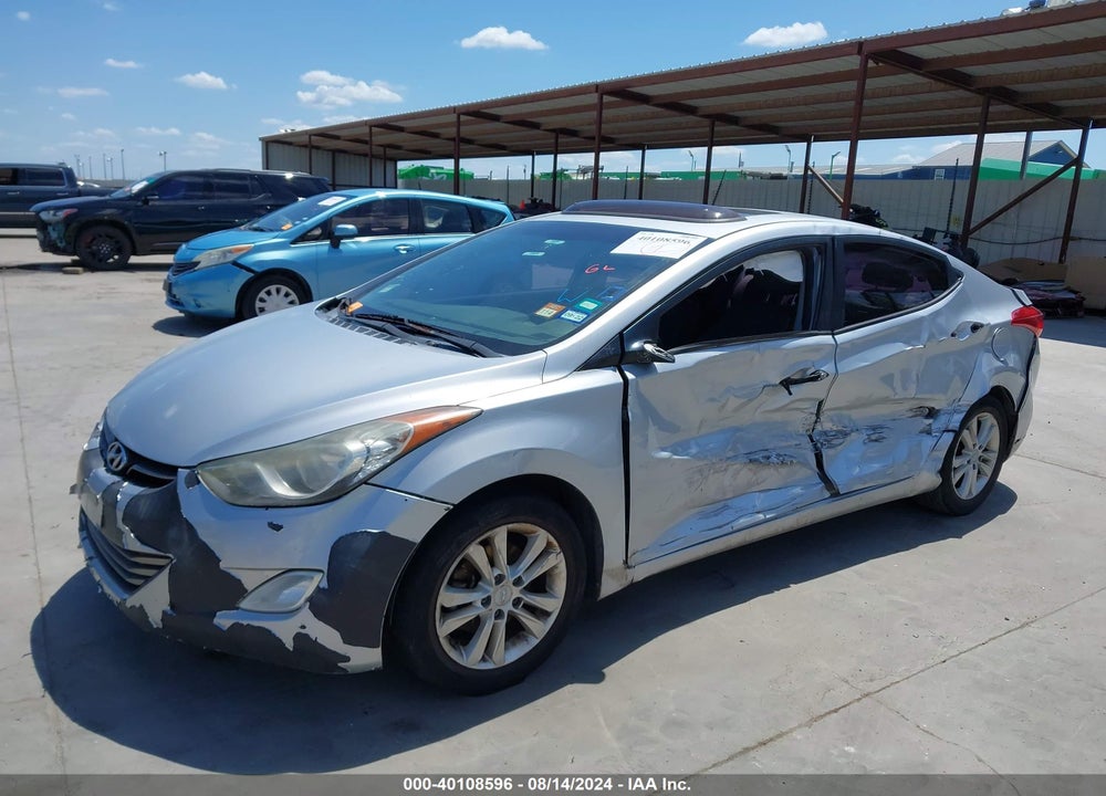 2013 HYUNDAI ELANTRA LIMITED VIN: 5NPDH4AE7DH152667