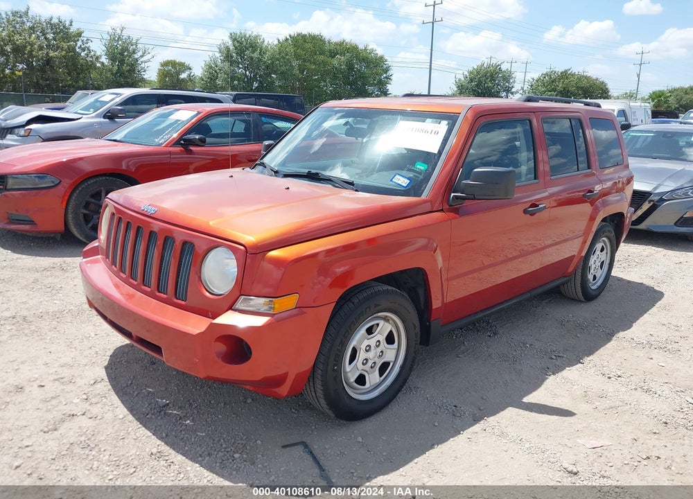 2009 JEEP PATRIOT SPORT VIN: 1J4FT28B69D102521