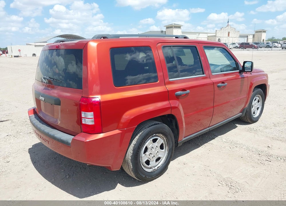 2009 JEEP PATRIOT SPORT VIN: 1J4FT28B69D102521