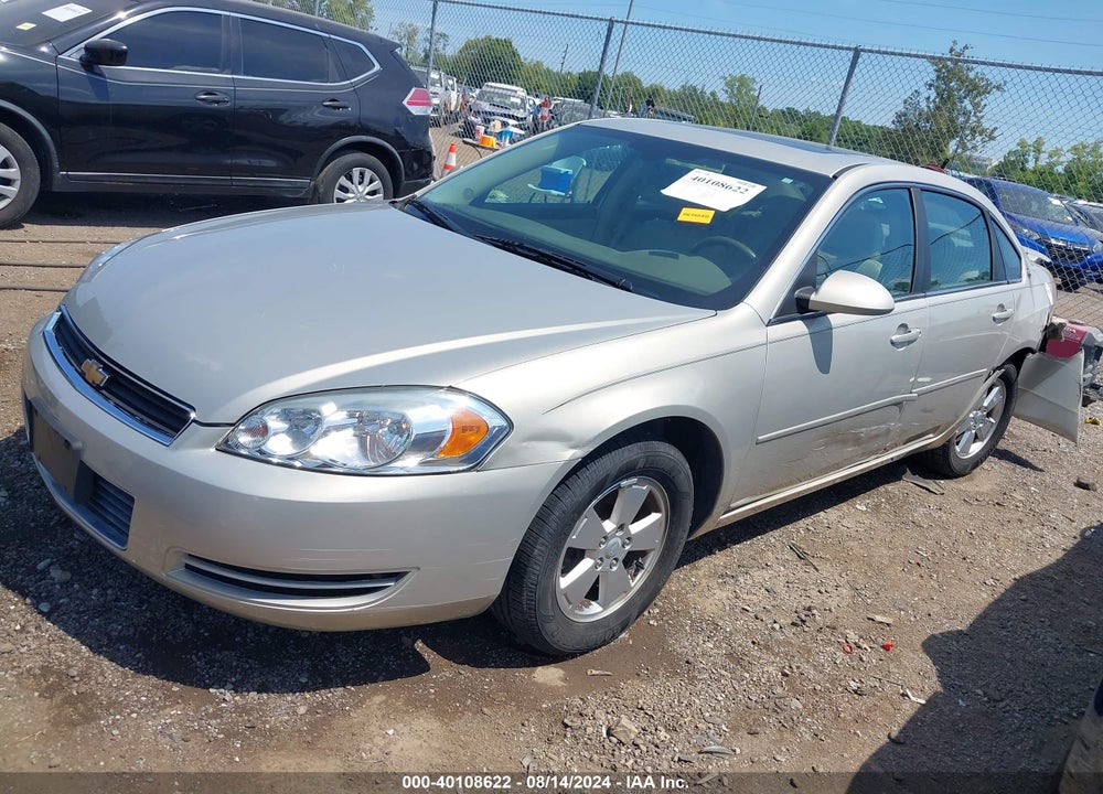 2008 CHEVROLET IMPALA LT VIN: 2G1WT58K581262299