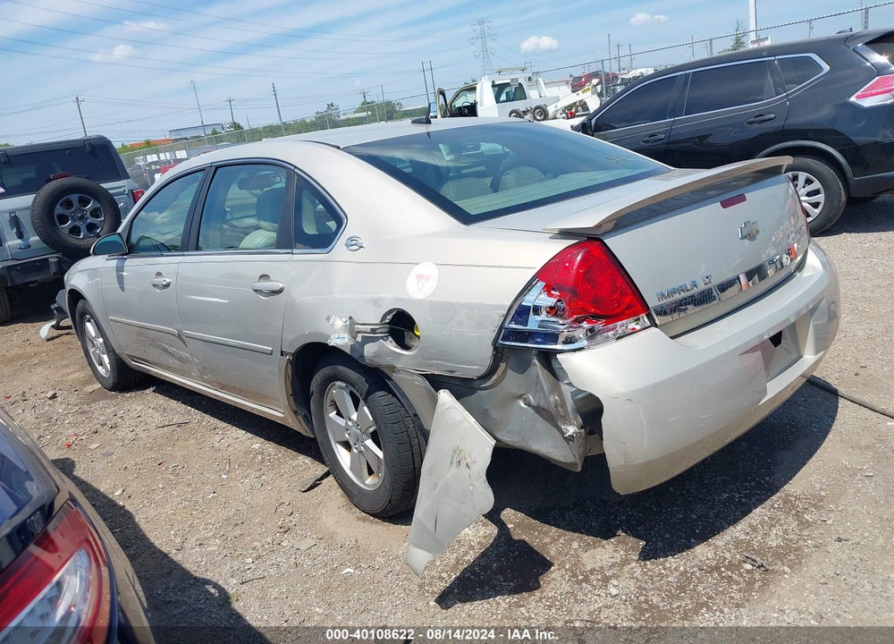 2008 CHEVROLET IMPALA LT VIN: 2G1WT58K581262299