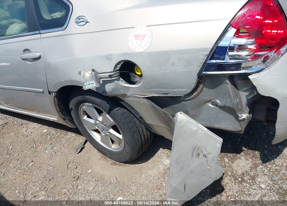 2008 CHEVROLET IMPALA LT VIN: 2G1WT58K581262299