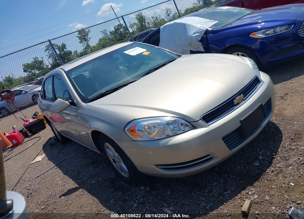 2008 CHEVROLET IMPALA LT VIN: 2G1WT58K581262299