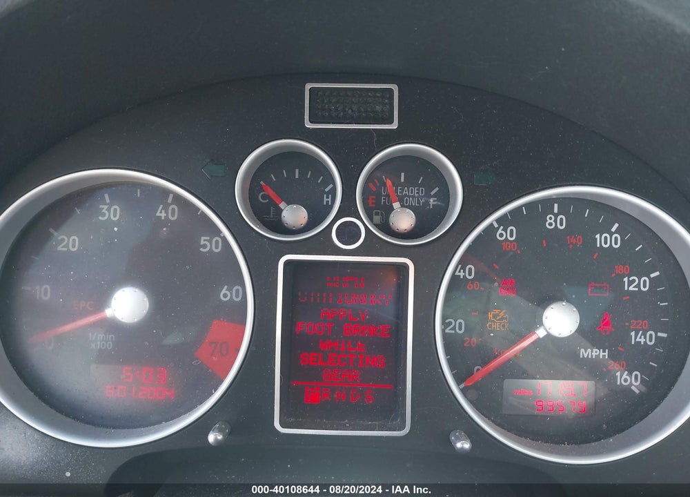 2005 AUDI TT 1.8L VIN: TRUSC28N351011643