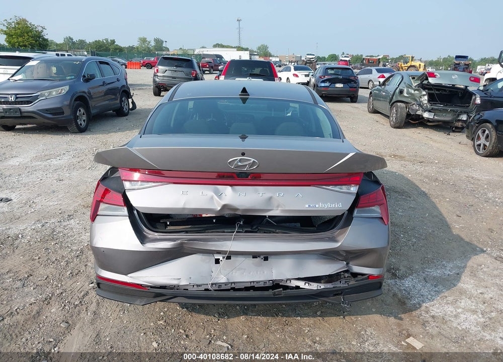 2023 HYUNDAI ELANTRA HYBRID BLUE VIN: KMHLM4AJ0PU044398