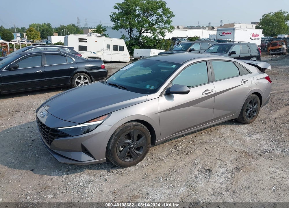 2023 HYUNDAI ELANTRA HYBRID BLUE VIN: KMHLM4AJ0PU044398