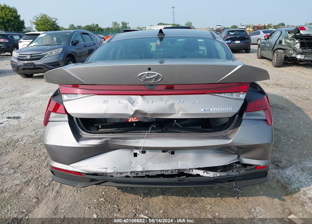 2023 HYUNDAI ELANTRA HYBRID BLUE VIN: KMHLM4AJ0PU044398