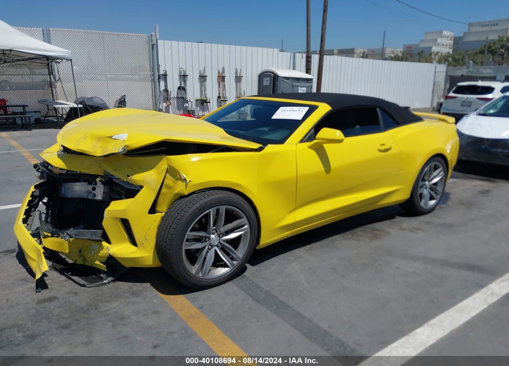 2017 CHEVROLET CAMARO 1LT VIN: 1G1FB3DS7H0146059