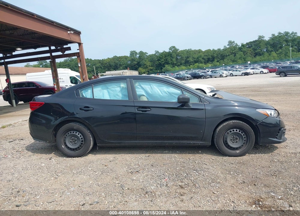 2021 SUBARU IMPREZA SEDAN VIN: 4S3GKAB63M3601195