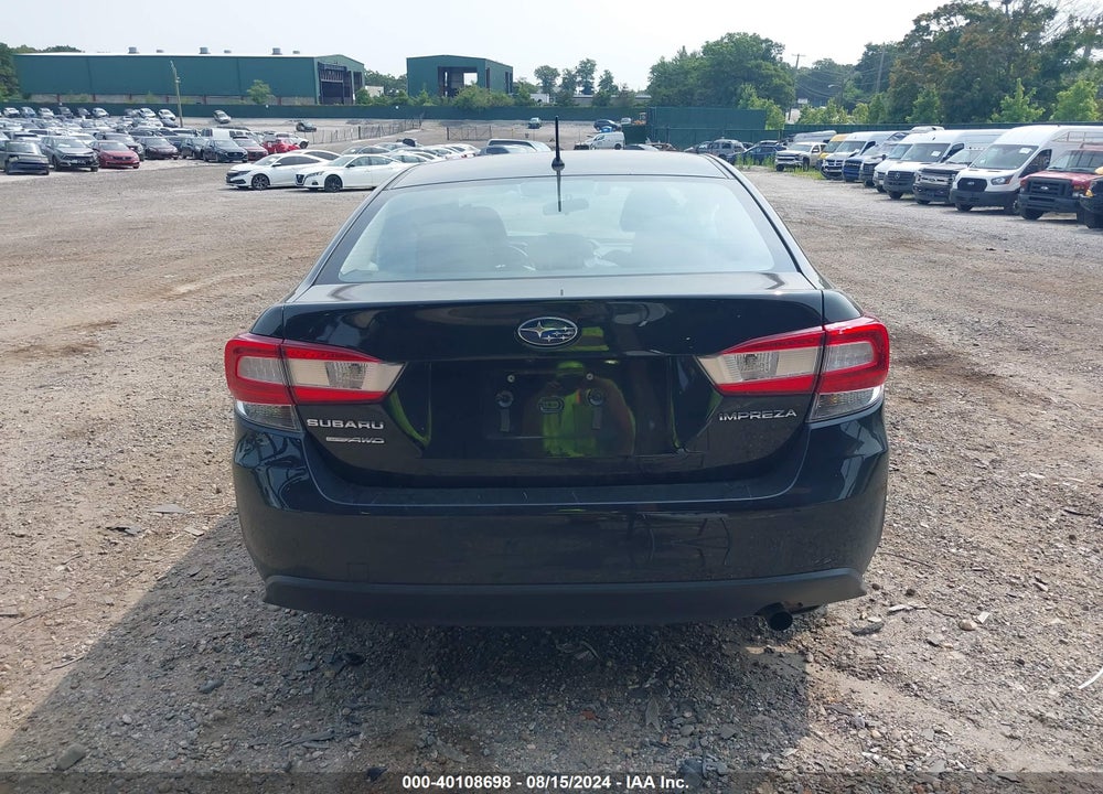 2021 SUBARU IMPREZA SEDAN VIN: 4S3GKAB63M3601195