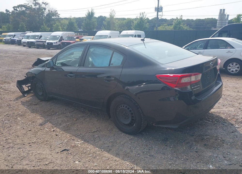 2021 SUBARU IMPREZA SEDAN VIN: 4S3GKAB63M3601195