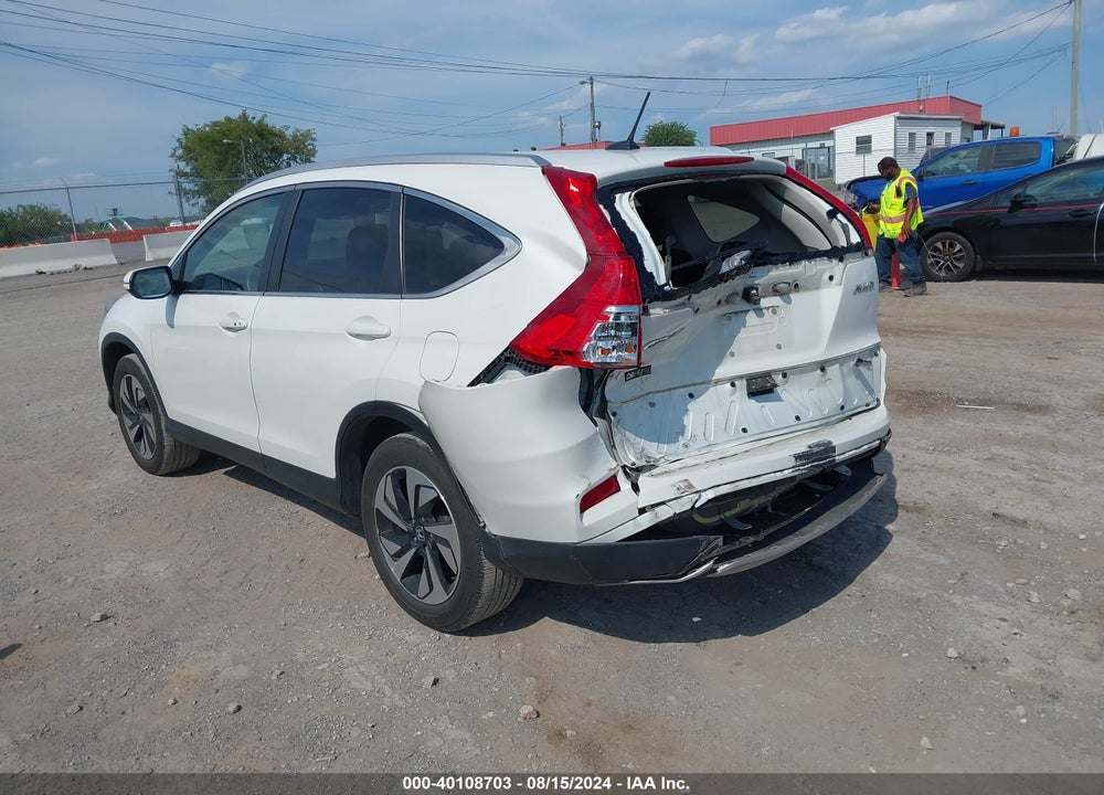 2016 HONDA CR-V TOURING VIN: 5J6RM4H97GL041055