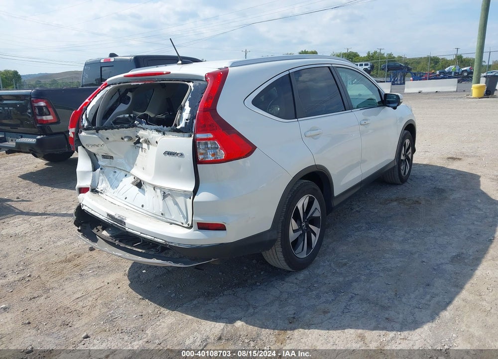 2016 HONDA CR-V TOURING VIN: 5J6RM4H97GL041055