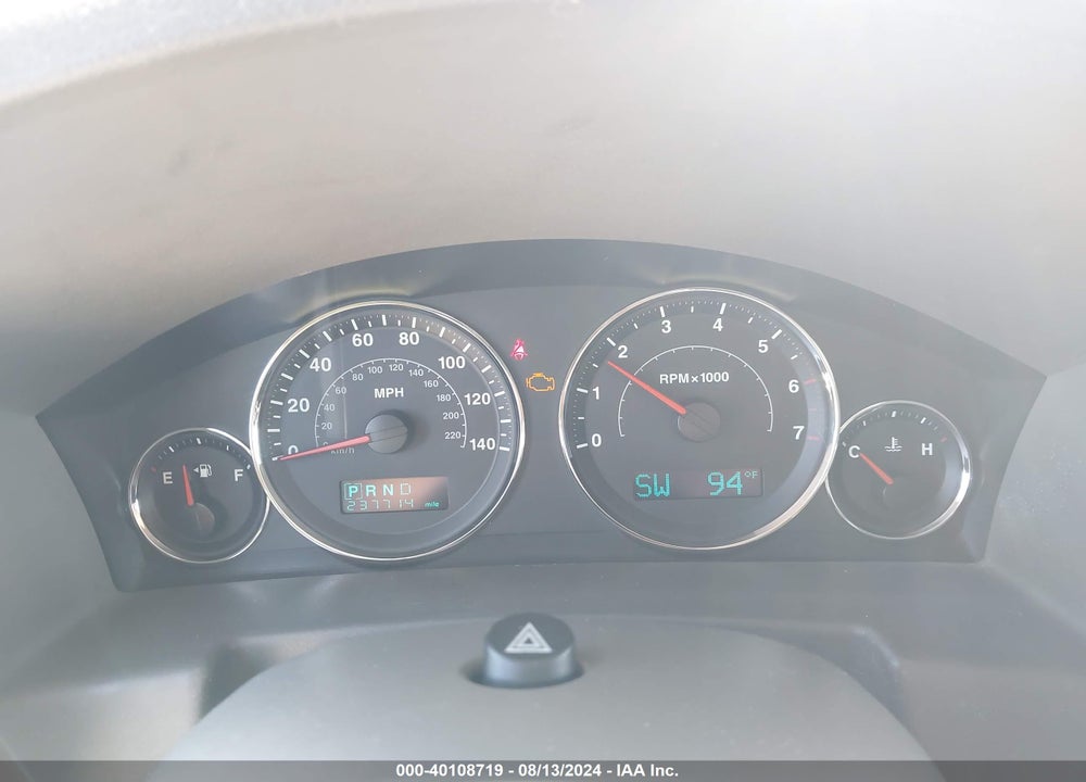 2007 JEEP COMMANDER LIMITED VIN: 1J8HG58P67C702337