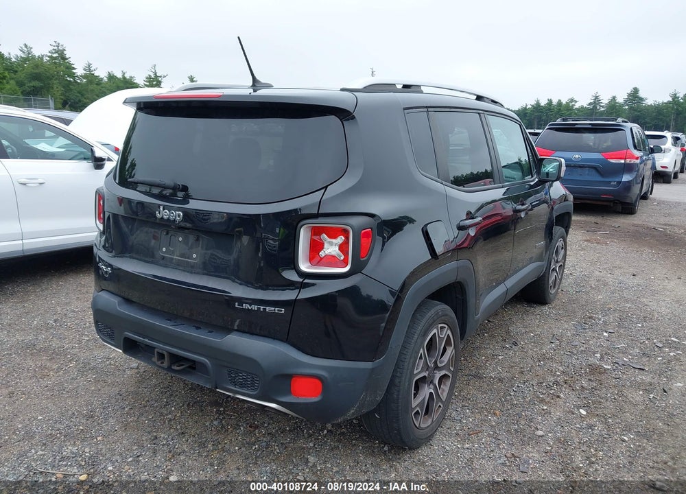 2015 JEEP RENEGADE LIMITED VIN: ZACCJBDT8FPC46405
