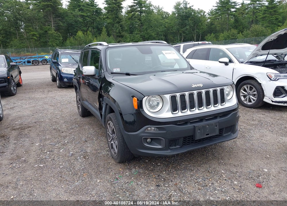 2015 JEEP RENEGADE LIMITED VIN: ZACCJBDT8FPC46405