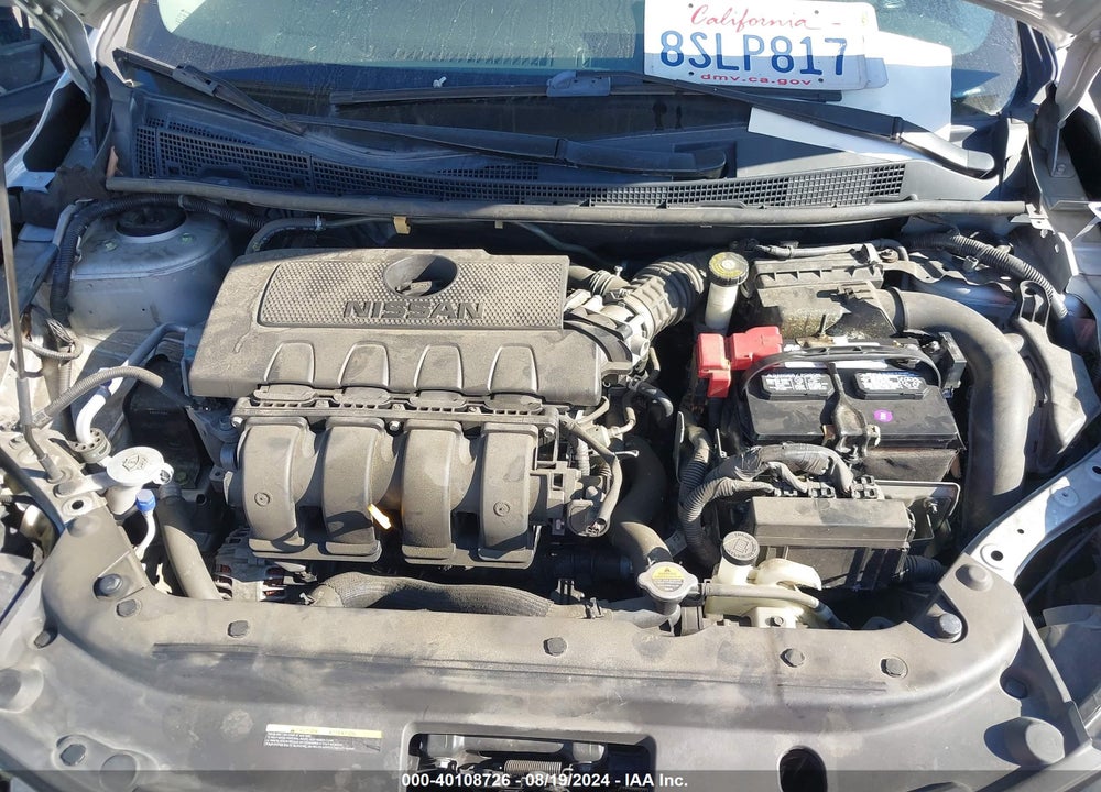2017 NISSAN SENTRA SV VIN: 3N1AB7AP6HY299064