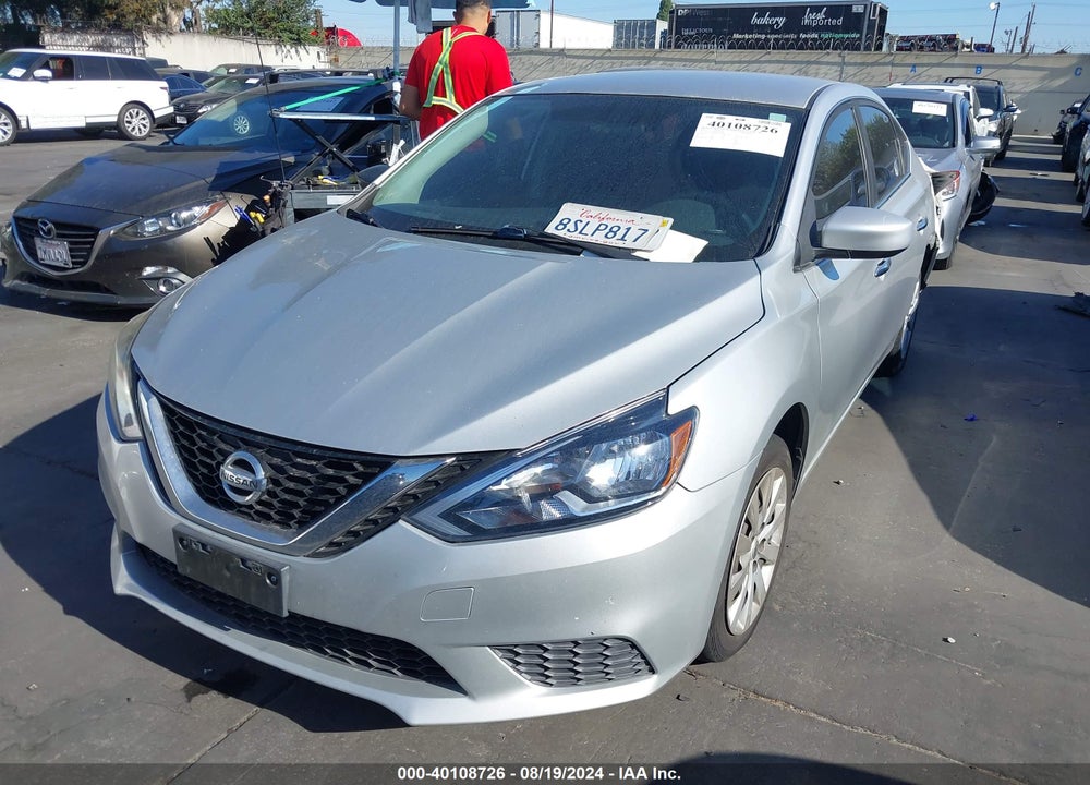 2017 NISSAN SENTRA SV VIN: 3N1AB7AP6HY299064