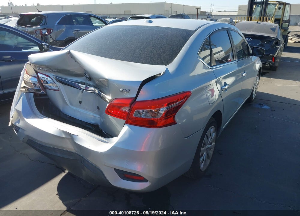 2017 NISSAN SENTRA SV VIN: 3N1AB7AP6HY299064
