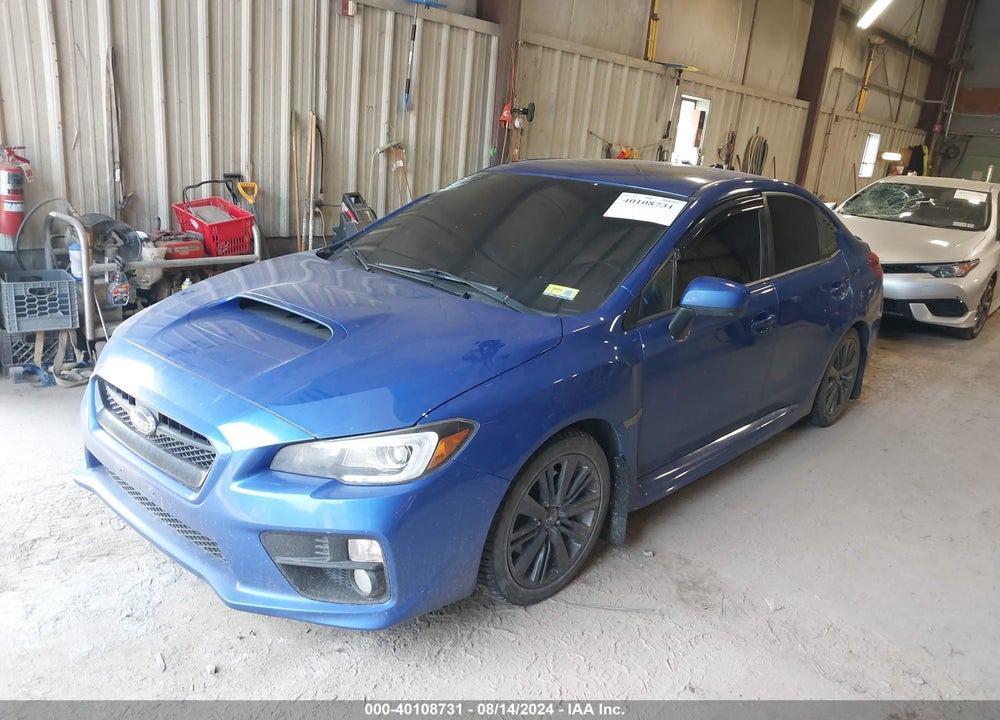 2015 SUBARU WRX LIMITED VIN: JF1VA1G69F9818856