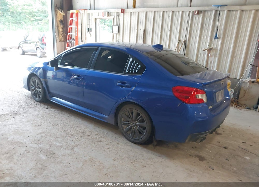 2015 SUBARU WRX LIMITED VIN: JF1VA1G69F9818856
