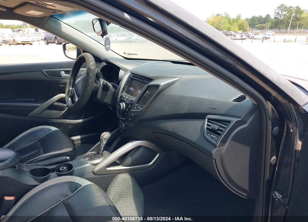 2014 HYUNDAI VELOSTER TURBO W/BLACK VIN: KMHTC6AE1EU183521