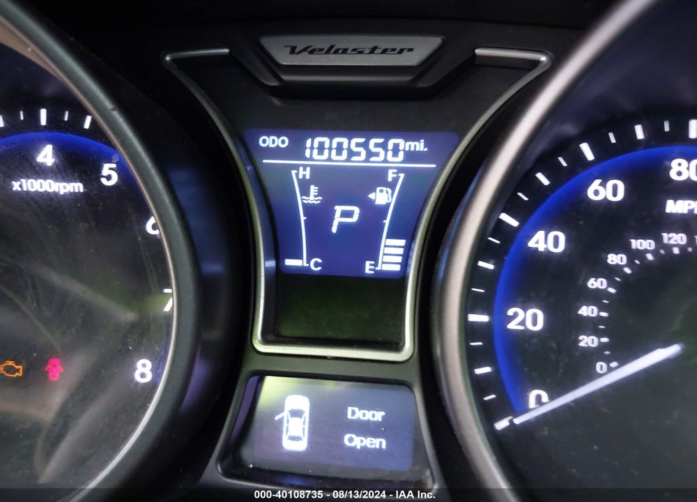 2014 HYUNDAI VELOSTER TURBO W/BLACK VIN: KMHTC6AE1EU183521