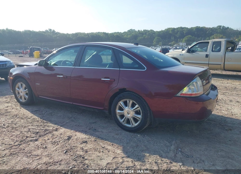 2008 MERCURY SABLE PREMIER VIN: 1MEHM42W98G606026
