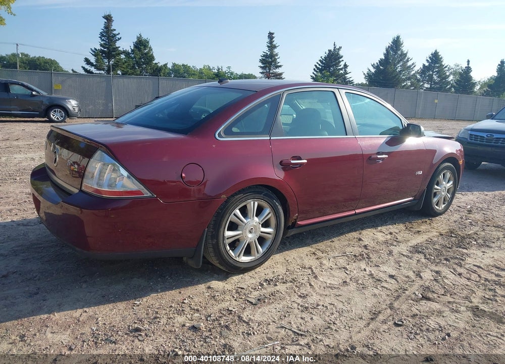 2008 MERCURY SABLE PREMIER VIN: 1MEHM42W98G606026