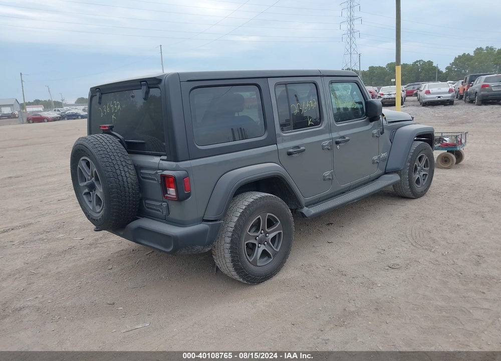 2018 JEEP WRANGLER UNLIMITED SPORT S 4X4 VIN: 1C4HJXDG7JW236532