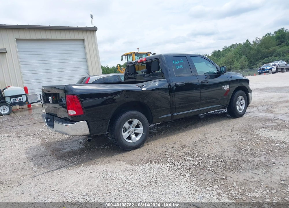 2024 RAM 1500 CLASSIC SLT QUAD CAB 4X2 6'4 BOX VIN: 1C6RR6GGXRS142268